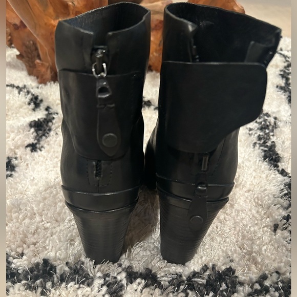 rag & bone Kerr Black Leather Back-Tab Boot 41 - Picture 5 of 10